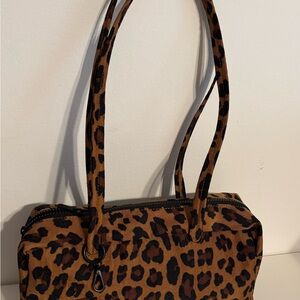 BAGGU Leopard Print Bowler